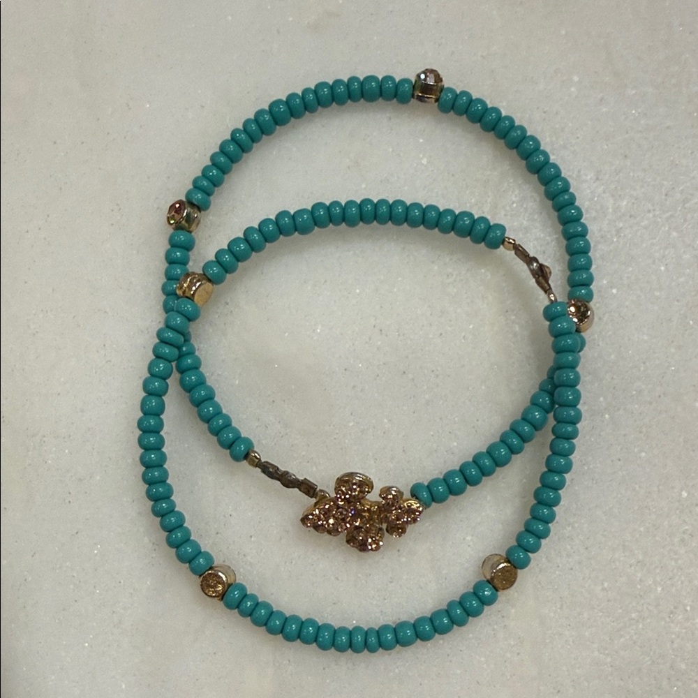 Elegant Turquoise Beaded Bracelet